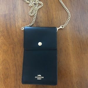 Coach Snap closure cell phone crossbody
